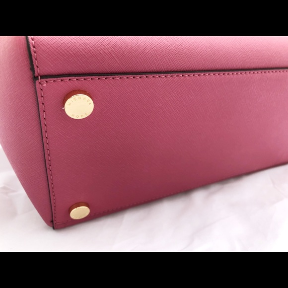 🎀NWT Michael Kors Emmy Top Handle Tote Large Pink - Picture 7 of 8